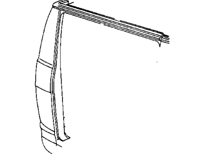 Dodge 55359080AA RAIL Roof Side Corner