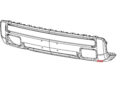 Ram 1500 Bumper - 5SX96JSCAA