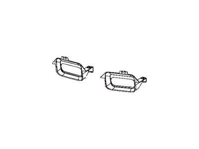 Mopar 68271565AA Trim Bezel, Front