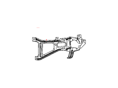 Ram 68271501AA BRACKET KIT Bumper Outer