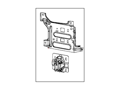 Ram 68271506AA BRACKET KIT Bumper Inner