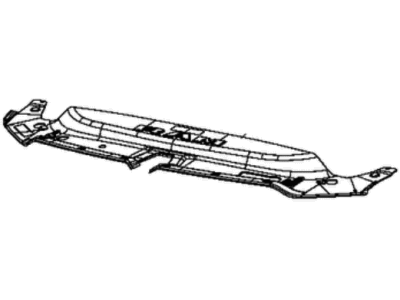 Mopar 53011461AA Sight Shield, Front Upper