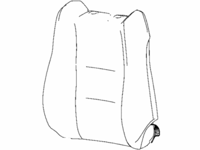Dodge 6QT94LR5AA COVER Front Seat Back