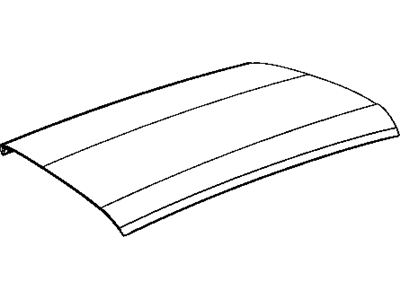Mopar 1HY77TZZAA Front Roof Panel, Top