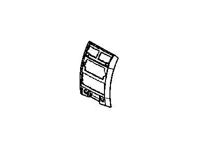 Dodge 5JQ25DX9AB BEZEL Heated Seat Switch