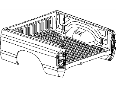 Ram 68054863AB BOX Pickup