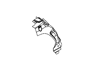 Ram 4894728AC REINFORCEMENT D Pillar Upper