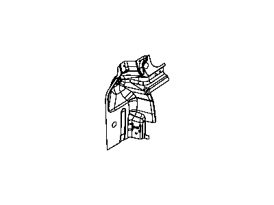 Ram 4894717AA REINFORCEMENT C-Pillar