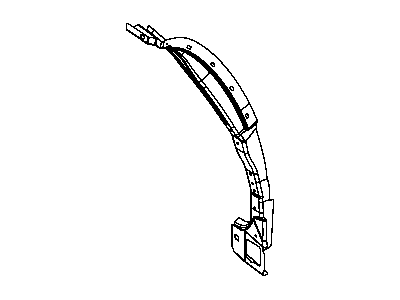 Dodge 4894776AC TROUGH Liftgate Opening