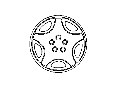 Dodge 4684256 COVER Wheel 14"
