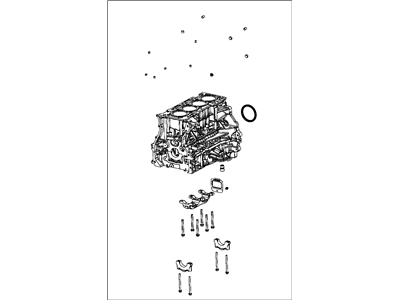 Dodge 5183906AH ENGINE Short Block