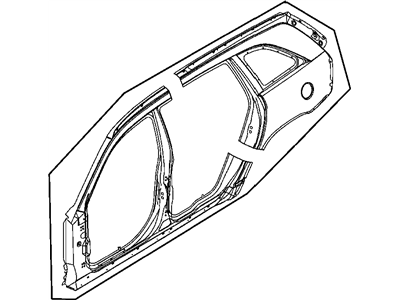 Chrysler 5137696AA PANEL Body Side Aperture Skin Only