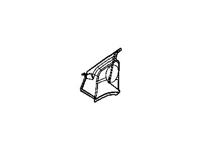 Chrysler 4719867AA REINFORCEMENT Quarter Panel To Wheelhouse