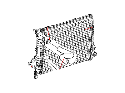 Dodge 55056481AA RADIATOR Engine Cooling