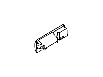 Dodge 5132053AA HANDLE Rear Door Interior
