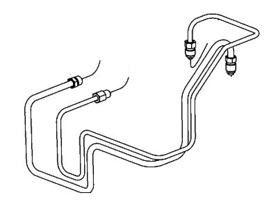 2021 Jeep Wrangler Brake Line - 68282419AB