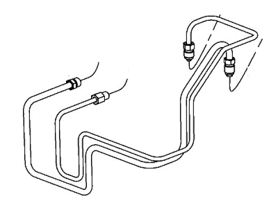 2021 Jeep Wrangler Brake Line - 68282418AB