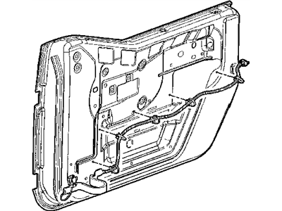 Jeep 56055340AD WIRING Front Door