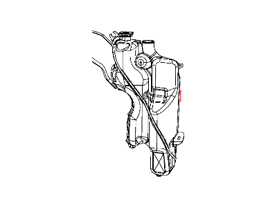 Dodge 55056502AD RESERVOIR Washer and Coolant
