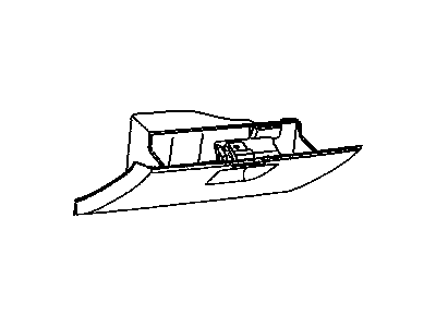 Jeep 5JM55XDVAC LATCH Glovebox Door
