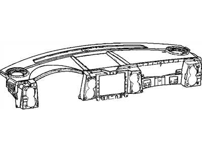 Jeep 1EK07XDVAF PANEL Instrument Upper