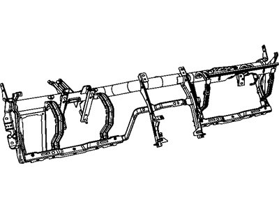 Jeep 55197494AA REINFORCEMENT Instrument Panel
