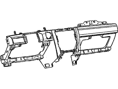 Jeep 1DS70BD1AE PANEL Instrument Lower