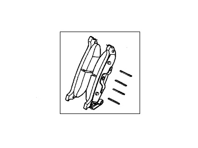 2007 Chrysler Pacifica Brake Pad - V2014439AB