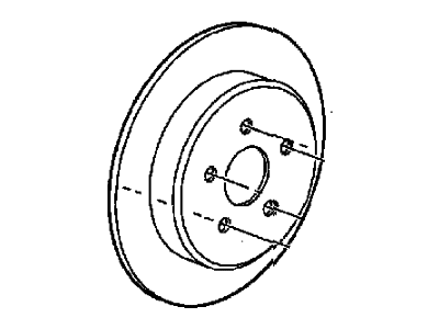 2008 Chrysler Pacifica Brake Disc - 2AMV1240AA