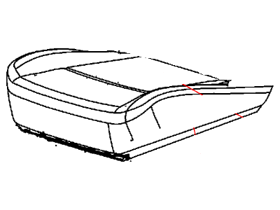 Ram 5MV70LA8AA COVER Front Seat Cushion