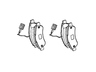2015 Ram ProMaster 3500 Brake Pad - 2AMV2463AA
