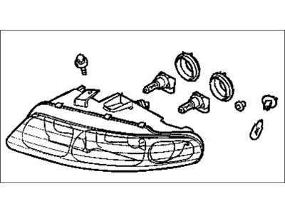 Chrysler Sebring Headlight - MR485677
