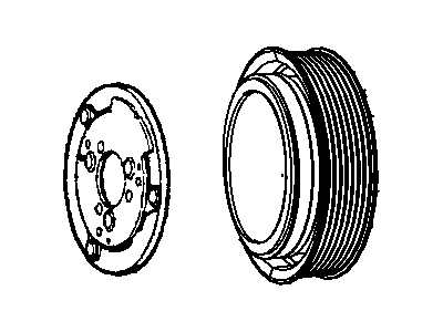 Jeep 68000599AA PULLEY & HUB A/C Compressor