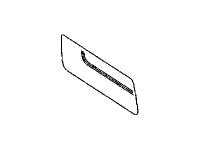 Dodge 5122357AA GLASS Backlite Fixed