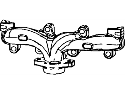 Jeep Exhaust Manifold - 53030933