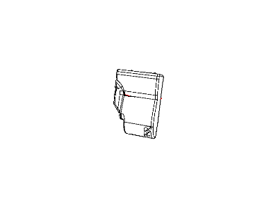 Dodge 1GZ061DBAA Cover - Rear Seat Back