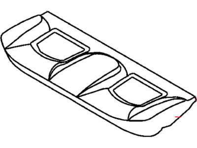 2002 Dodge Intrepid Seat Cushion - WJ331L5AA