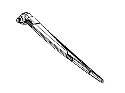Jeep 68002490AB ARM AND BLADE Rear Wiper