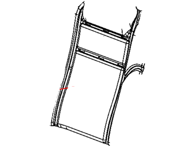 Chrysler 1AP121DVAA COVER Rear Seat Back 40 % Side