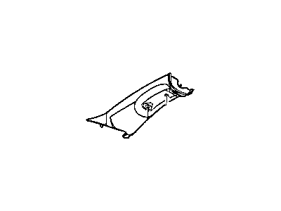 Dodge 5GN96TL2AD MOLDING A PILLAR