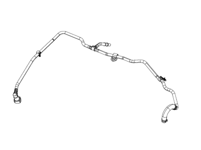 Mopar 4627298AC Hose Vacuum Waste Gate Solenoid To Airbox