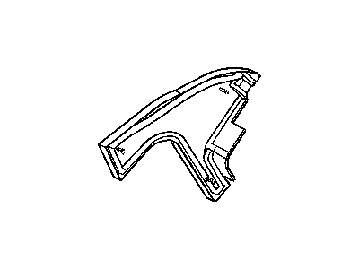 Chrysler 5027098AB BAFFLE Trough