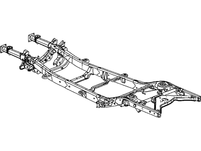 Chrysler 5143193AA RAIL PACKAGE Rear