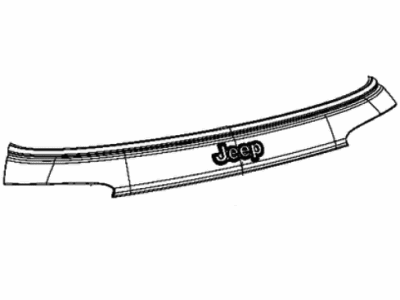 Jeep 5UN43NF2AD APPLIQUE License Lamp