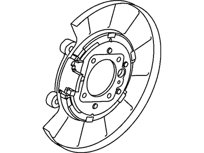 Jeep 5011982AA PLATE Brake Backing