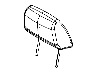 Dodge 1UL36DW1AA HEADREST Front