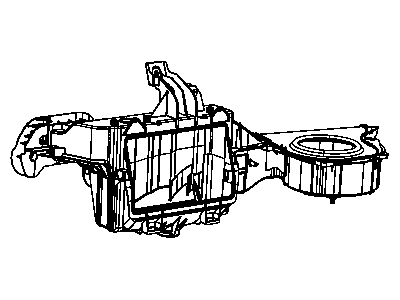 Mopar 68110618AA Housing Assembly, Lower