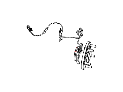 Ram 68165624AC SENSOR Anti-Lock Brakes