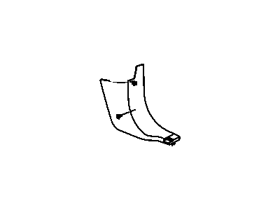 Chrysler XQ92BD1AA PANEL Cowl Side Trim