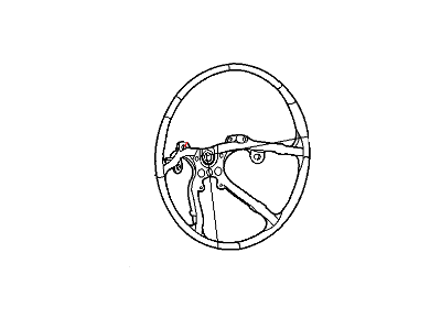 Dodge Caravan Steering Wheel - SA44ZJ8AB